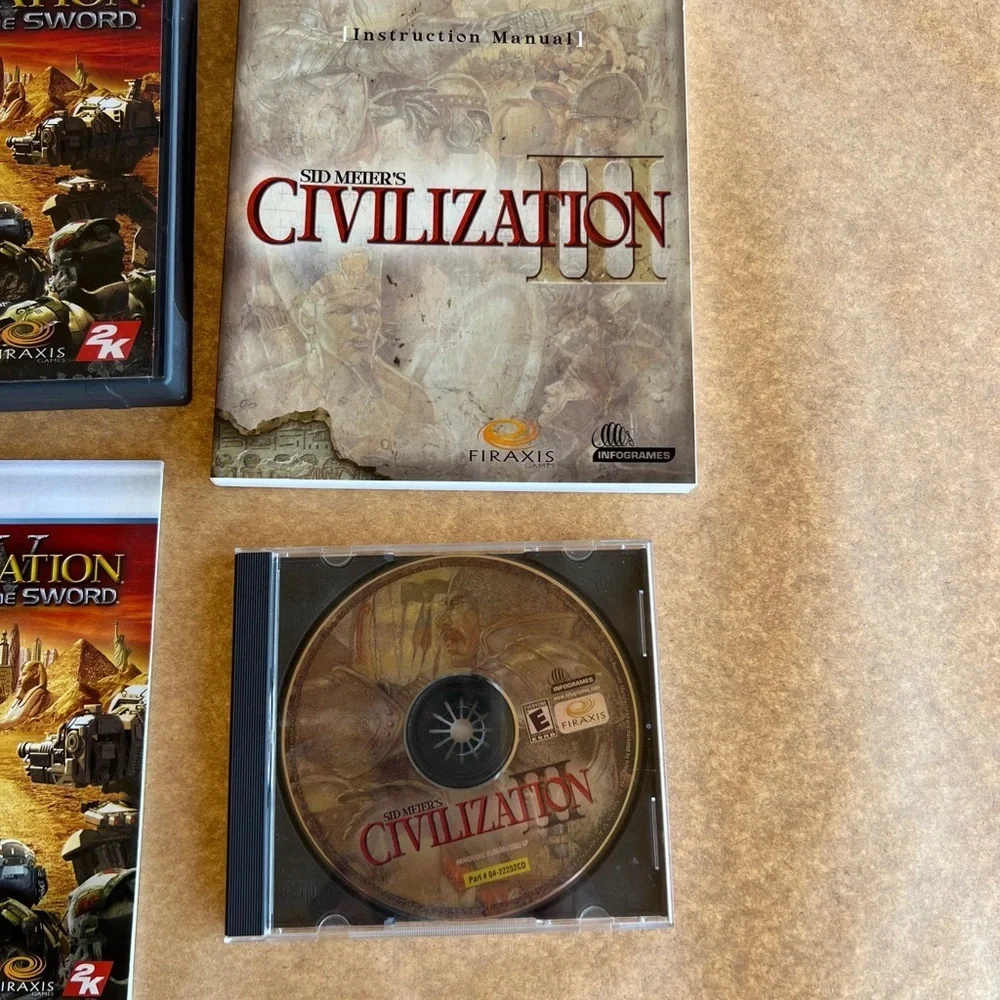 4 Sid Meier's Civilization PC Games: III & IV, Beyond The Sword & Colonization